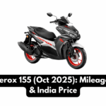 Yamaha Aerox 155 (Oct 2025): Mileage, Features & India Price