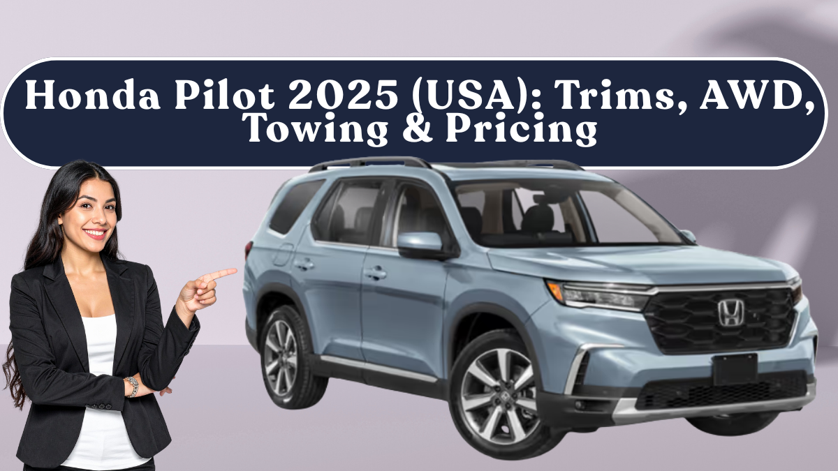 Honda Pilot 2025 (USA): Trims, AWD, Towing & Pricing