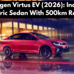 Volkswagen Virtus EV (2026): India’s First Electric Sedan With 500km Range