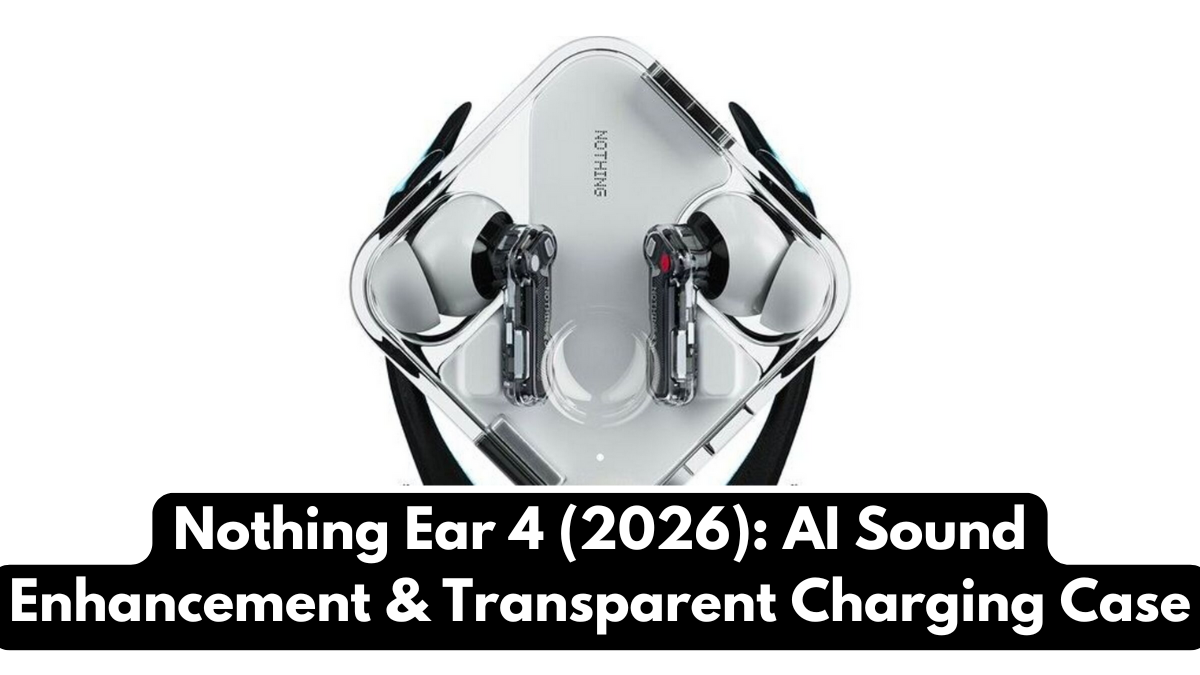 Nothing Ear 4 (2026): AI Sound Enhancement & Transparent Charging Case