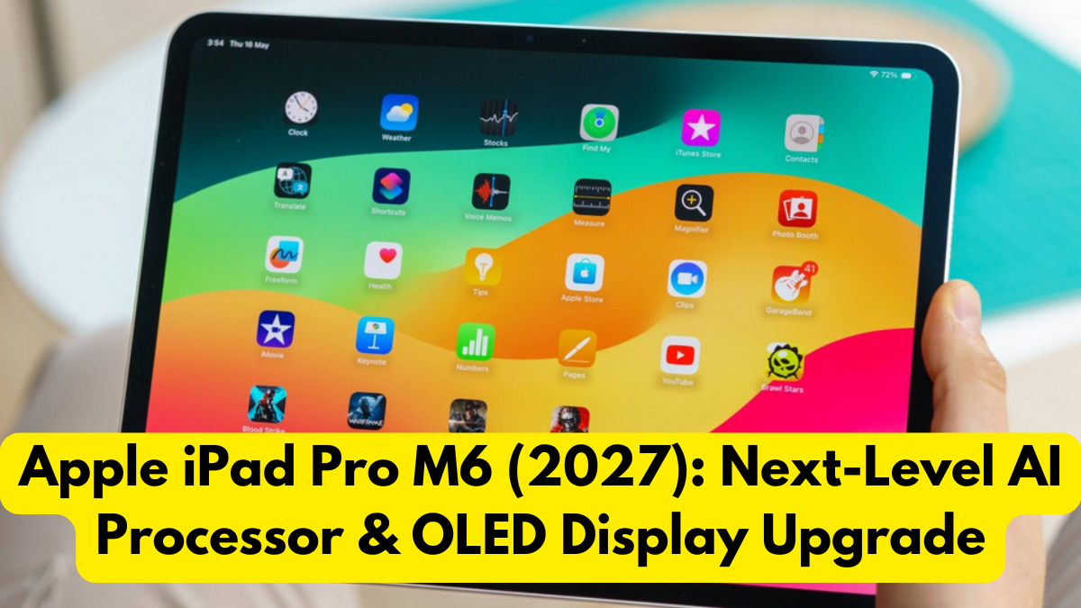Apple iPad Pro M6 (2027): Next-Level AI Processor & OLED Display Upgrade