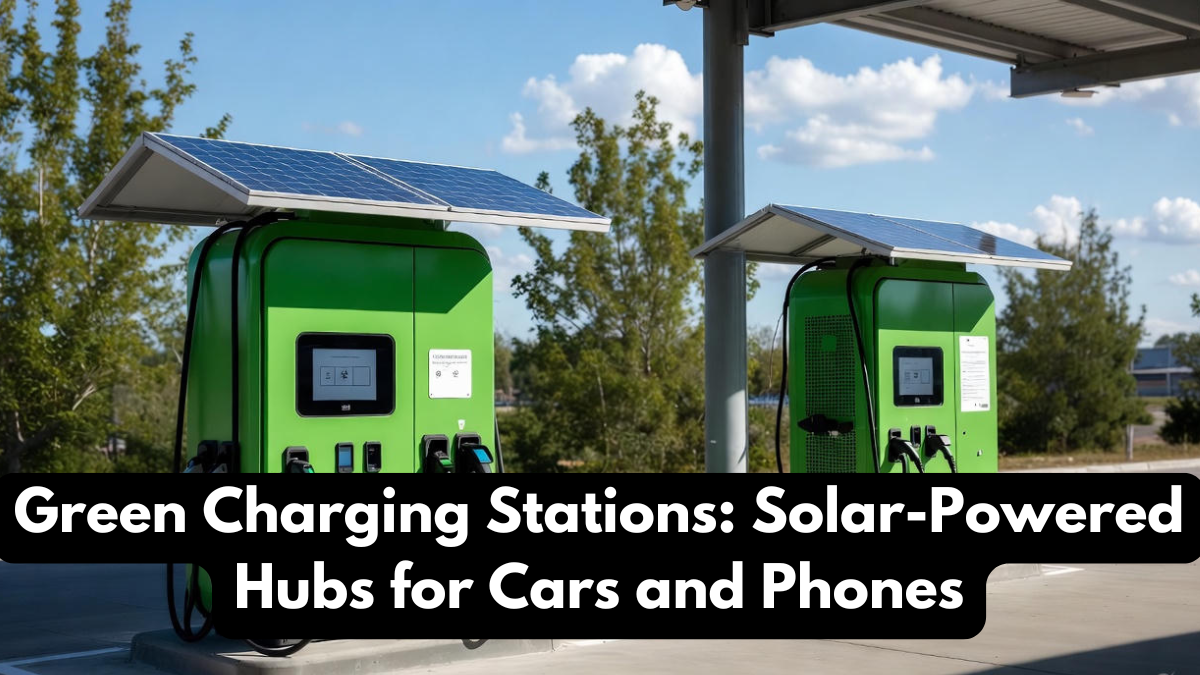 Green Charging Stations: Solar-Powered Hubs for Cars and Phones