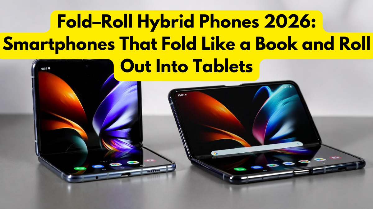 Fold–Roll Hybrid Phones 2026: Smartphones That Fold Like a Book and Roll Out Into Tablets
