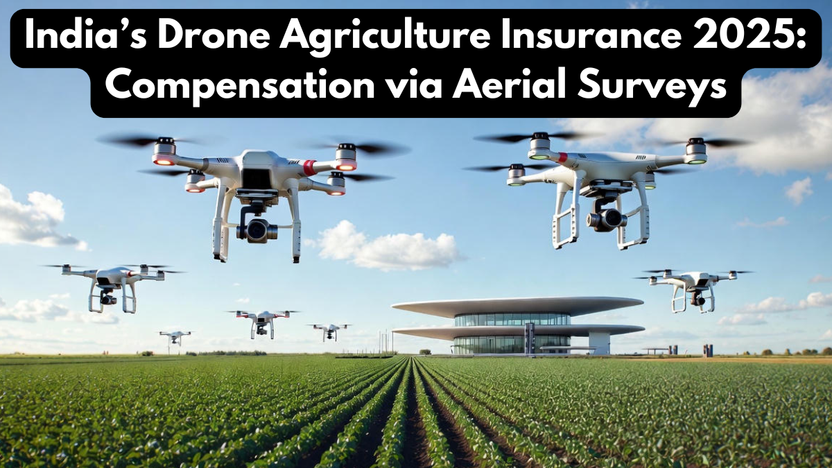 India’s Drone Agriculture Insurance 2025: Compensation via Aerial Surveys