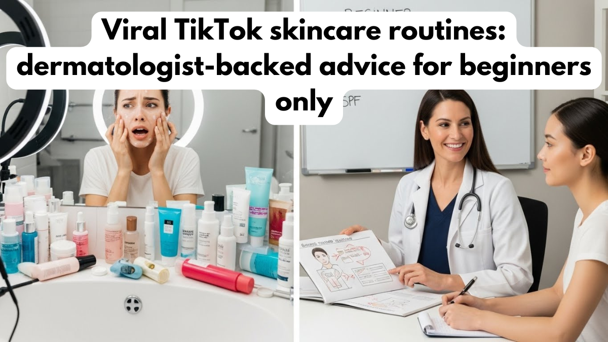 Viral TikTok skincare routines: dermatologist-backed advice for beginners only