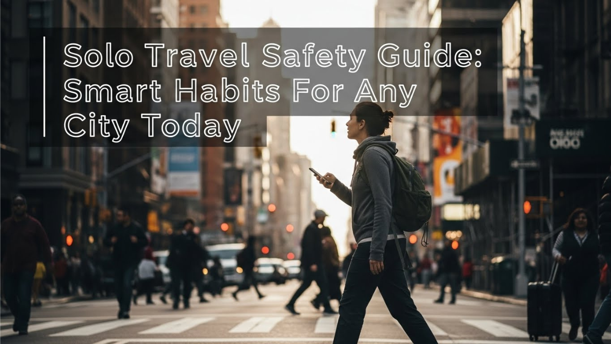 Solo Travel Safety Guide: Smart Habits For Any City Today