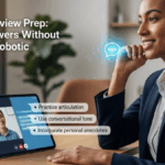 AI Job Interview Prep: Better Answers Without Sounding Robotic