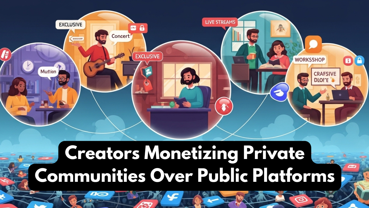 Creators Monetizing Private Communities Over Public Platforms
