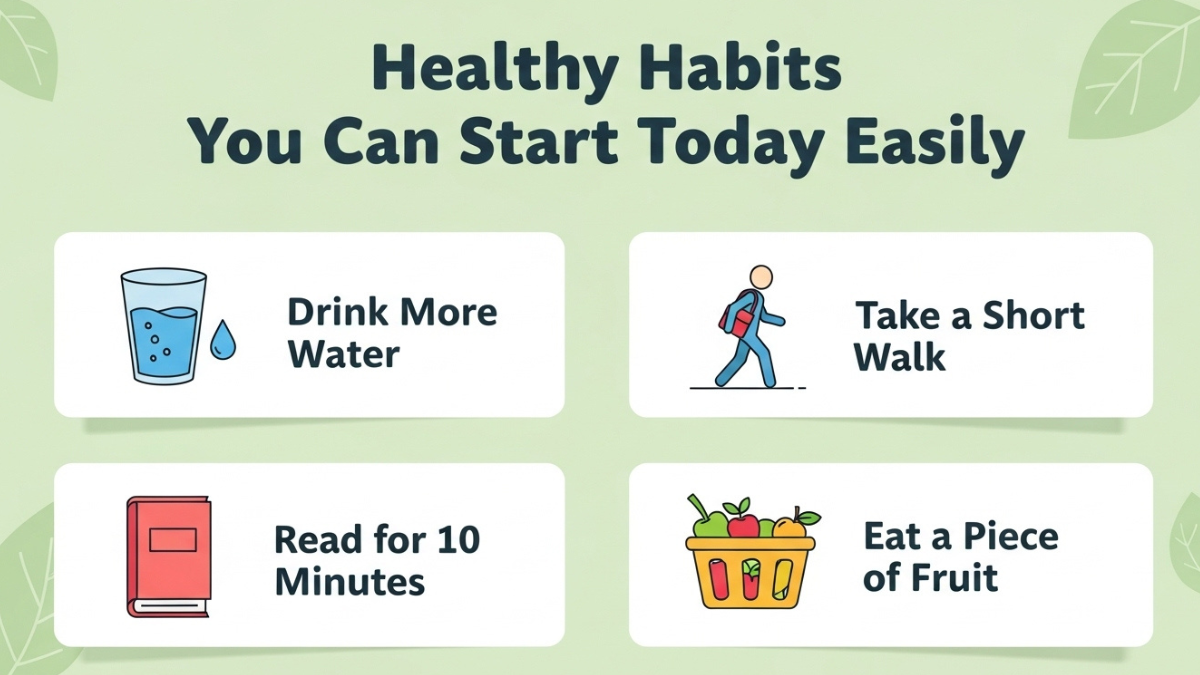 Healthy Habits You Can Start Today Easily