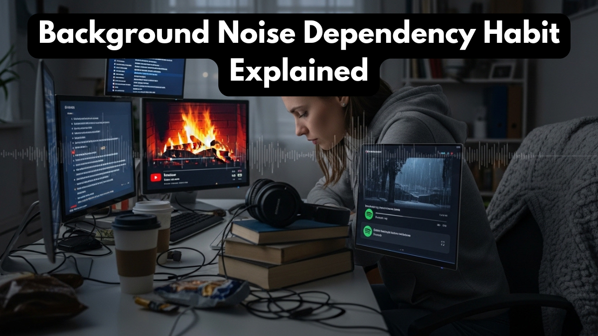 Background Noise Dependency Habit Explained