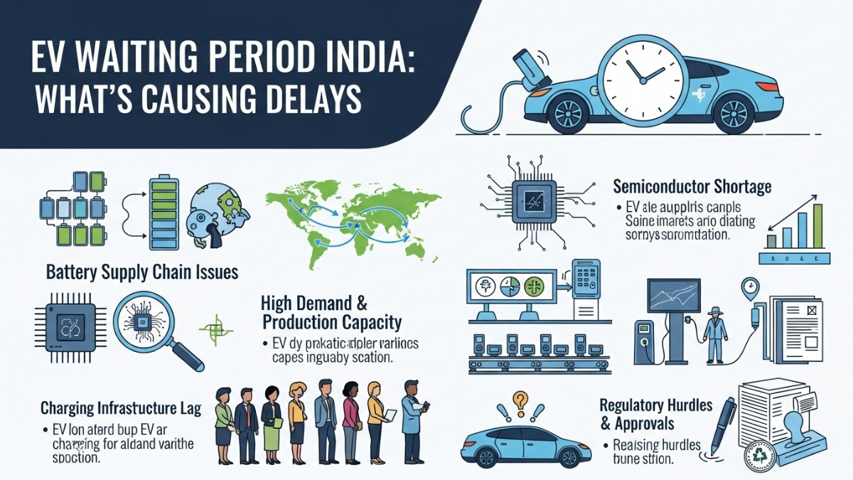 EV Waiting Period India: What’s Causing Delays