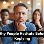 Why People Hesitate Before Replying