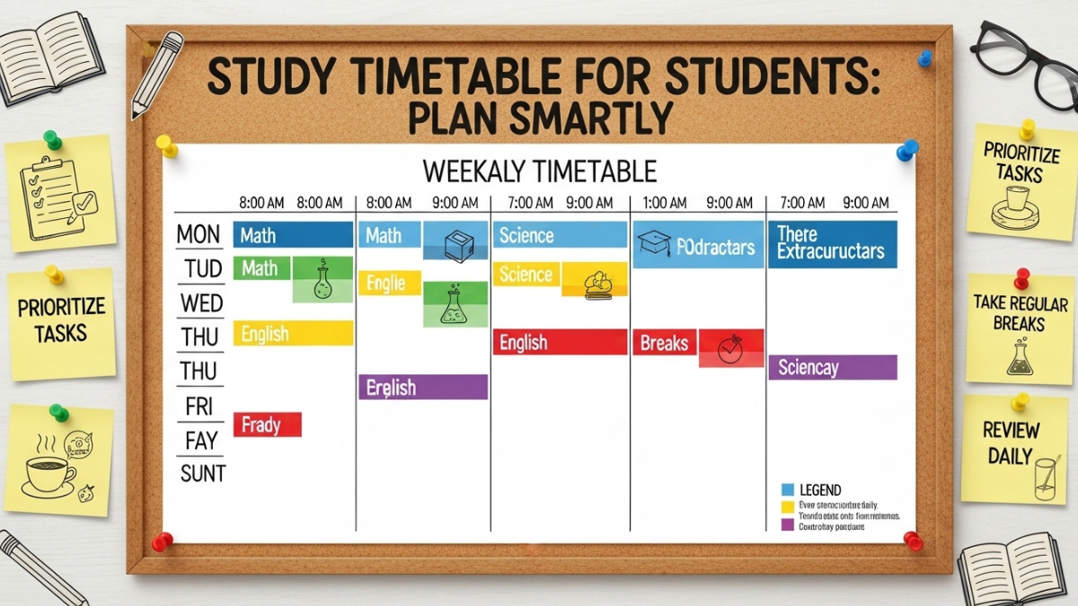 Study Timetable for Students: Plan Smartly